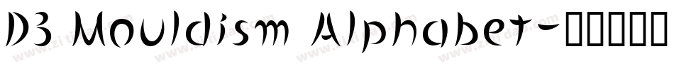 D3 Mouldism Alphabet字体转换